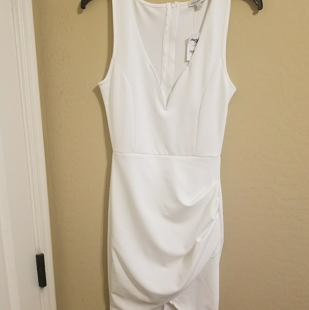 White mini dress
